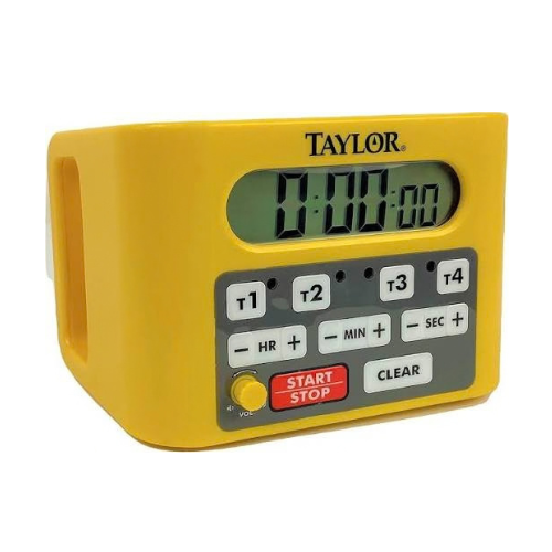 Cooper digital timer - and image of a yellow digital timer for kitchens