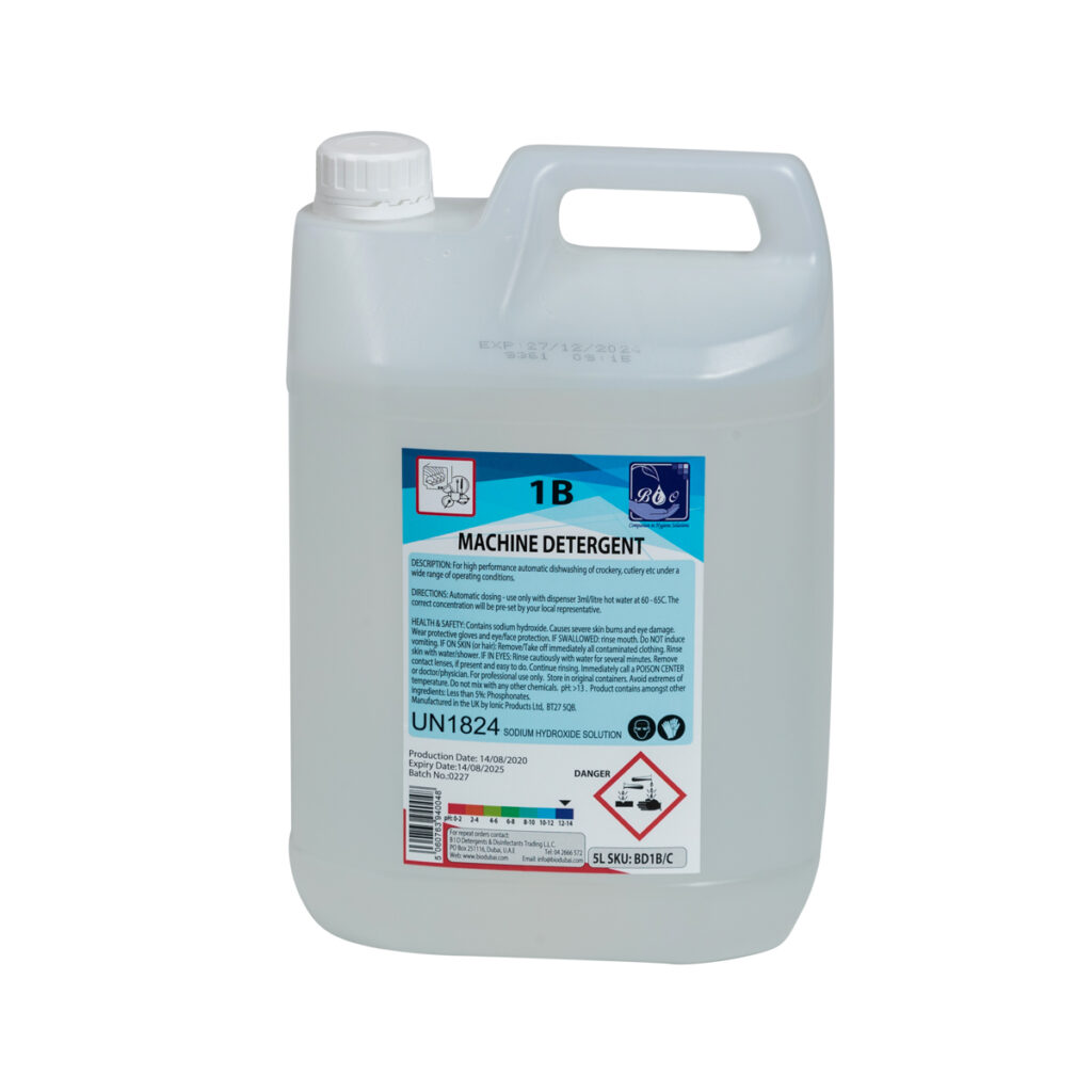 Machine detergent