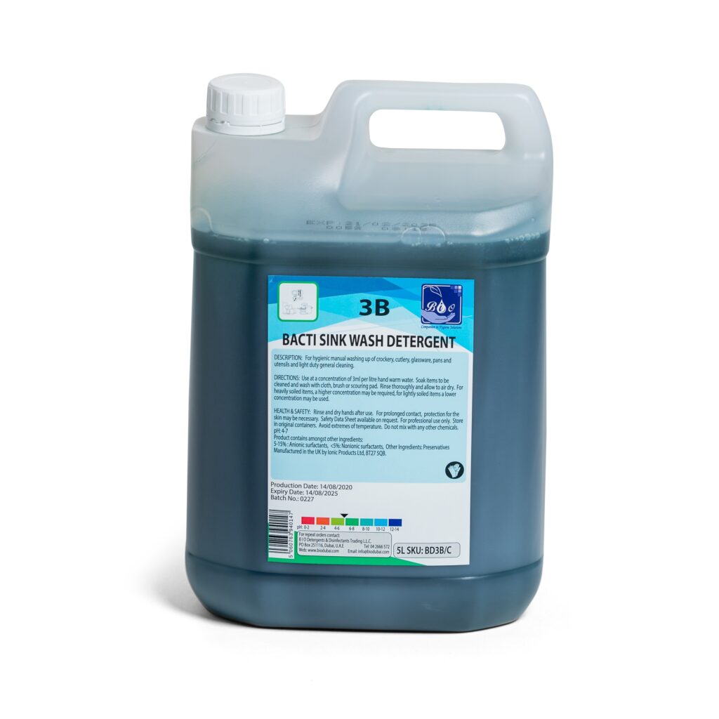Bacterial sink wash detergent