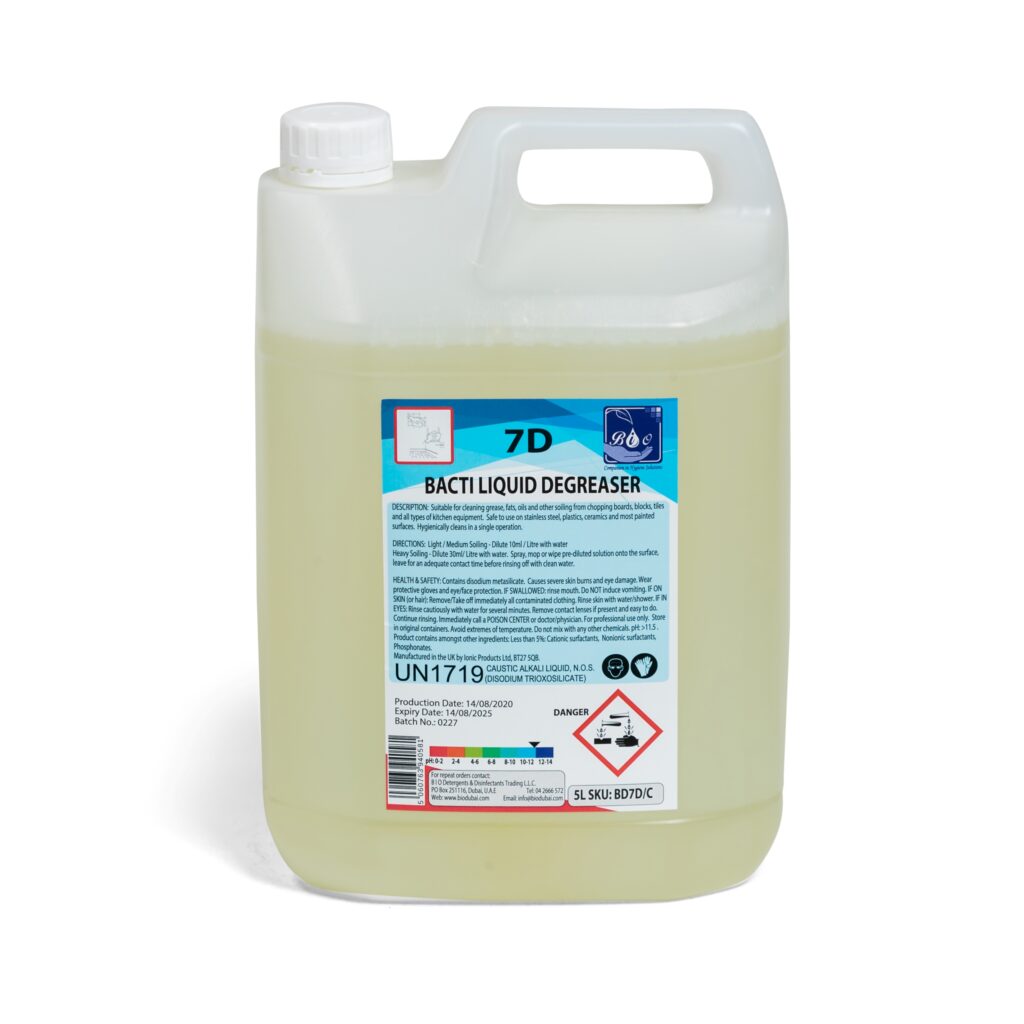 anti bacterial liquid degreaser