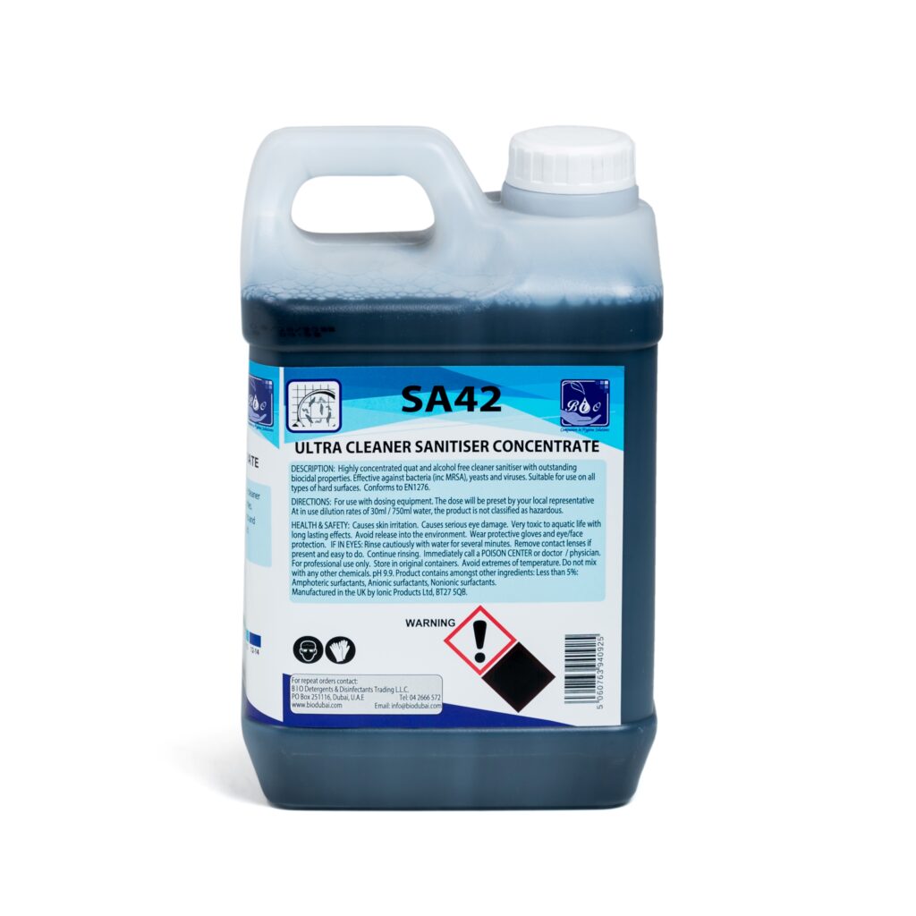 Ultra cleaner sanitizer concentrate